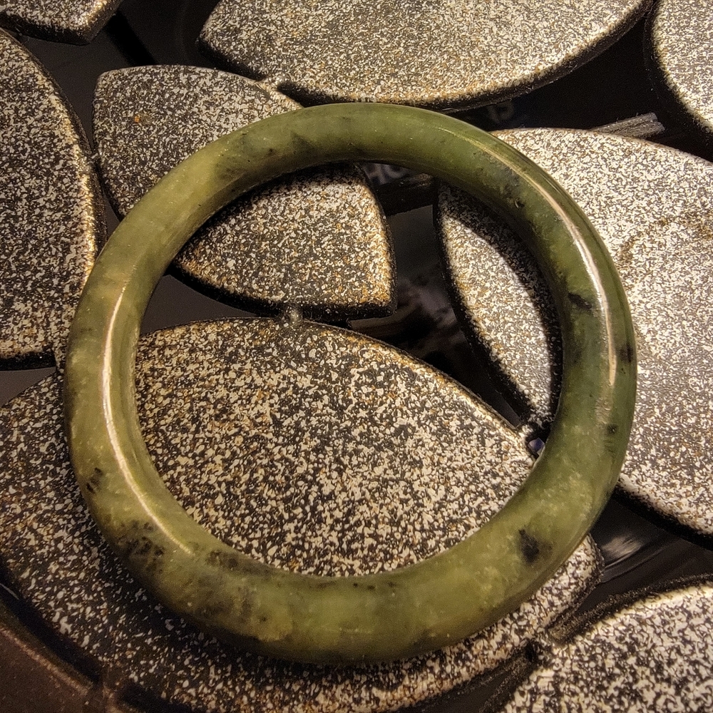 Vintage Bangle Jade Bracelet